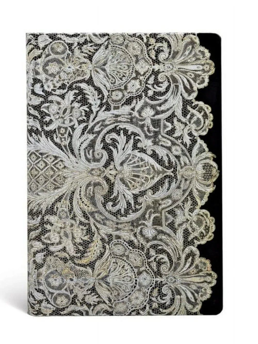 Paperblanks Ivory Veil Lace Allure Hardcover Mini Lined Elastic Band ClosureNtbk